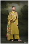 Yennoha 3811 By Ganga Premium Cotton Satin Solid Top Bottom With Dupatta Whiolesalers In Delhi